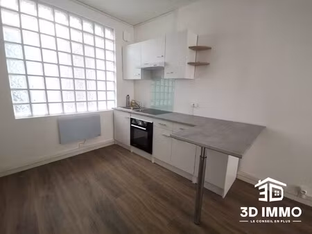 location appartement 2 pièces 56m² avesnes sur helpe 59440