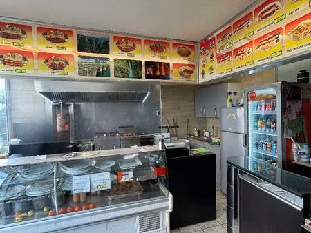 vente restauration rapide 70 m²