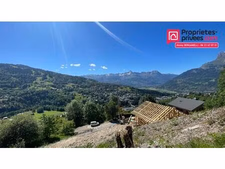 saint-gervais  terrain viabilisé avec permis pour chalet de plus de 100 m²