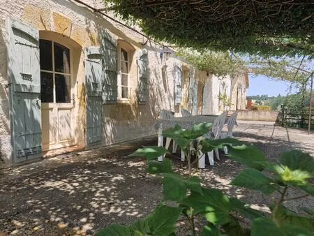 ancienne maison en pierre avec plus de 2ha de terrain  piscine  maison d'amis  dependances