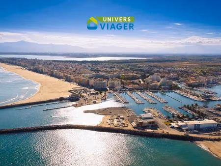 villa en viager occupé à canet en roussillon