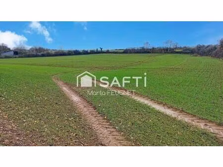 terrain constructible de 12 700m²  offrant la possibilité d'aménager jusqu'à 9 lots.