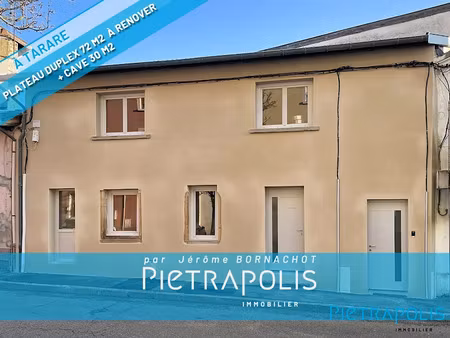 vente duplex 2 pièces 72 m² à tarare (69170)  91 000 €
