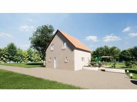 terrain avec maison neuve à vendre