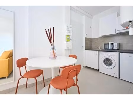 studio meublé avec jardin