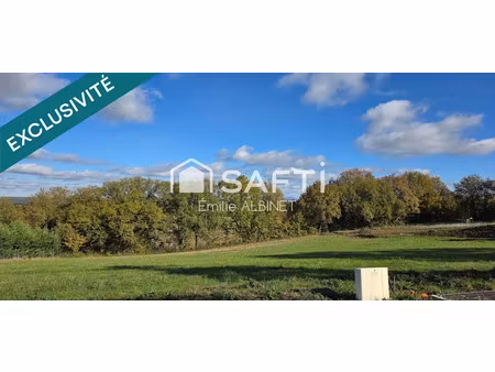 vente terrain 1330 m² à varennes (82370)  40 000 €