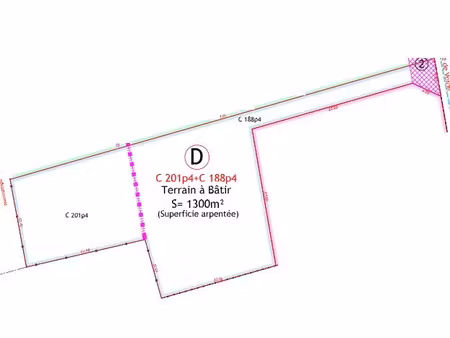 vente terrain à batir à ecauville (27110)  55 000 €