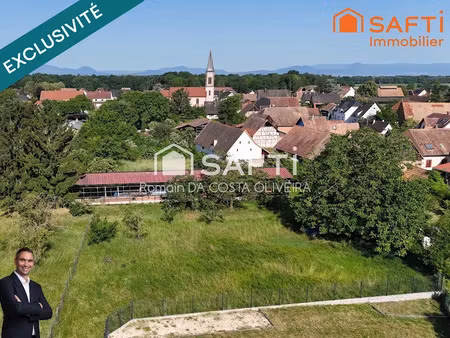 vente terrain 1075 m² à richtolsheim (67390)  129 900 €