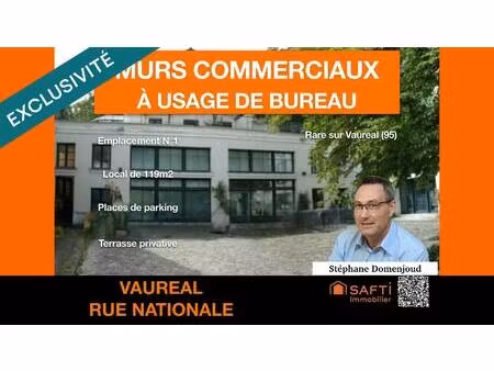 vente commerce 4 pièces 119 m² vauréal (95490)