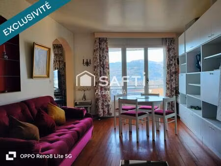 appartement de 42m² avec 2 terrasses  vue vallée