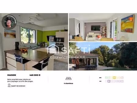 charmante propriété rénovée au calme propre des plages