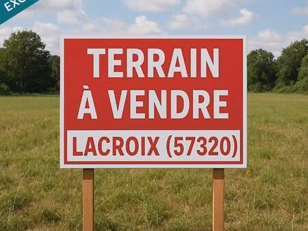 terrain constructible plat – lacroix (57320)