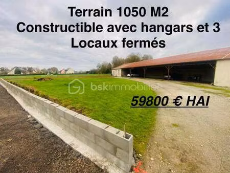 vente terrain à guilliers (56490) : à vendre / 1050m² guilliers