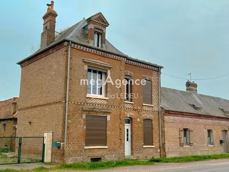 vente maison 5 pièces 109 m² à béhen (80870)  126 000 €