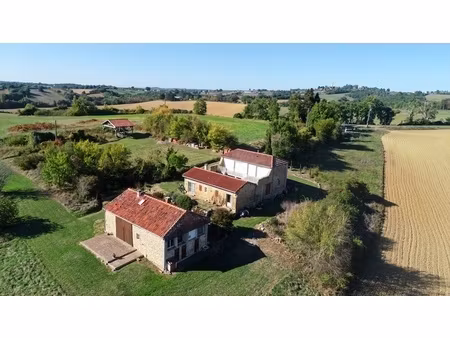 dpt gers (32)  à vendre proche de lupiac- ensemble de 3 maisons - p6 de 187 m² - terrain d