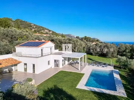 villefranche -sur-mer villa 4 pièces rénovée – 170 m² – terrain plat 1 517 m² avec...