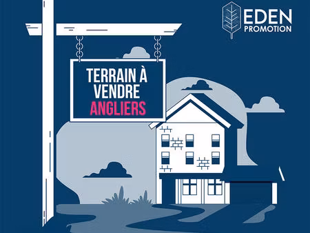vente terrain 335 m² angliers (17540)