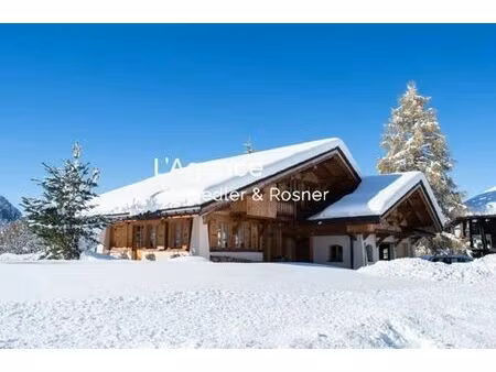chalet de luxe de 3 chambres en location megève  france