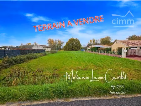 terrain constructible a vendre