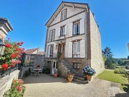 (95650) montgeroult - maison 7 pièce(s) 159 m2  5 chambres  sous-sol total  terrasse et ja