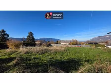 terrain viabilisé  montagnole 1457 m2