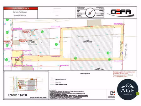 achat terrain 1 351m² epernon 28230