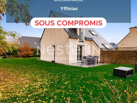 a vendre maison yffiniac  3 chambres + 1 bureau  terrain sans vis à vis clos et arboré  en