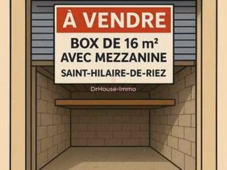 vente garage et parking à saint-hilaire-de-riez (85270) : à vendre / 16m² saint-hilaire-de