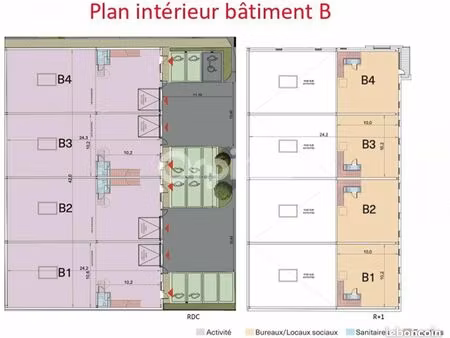 local d'activité 349 m²
