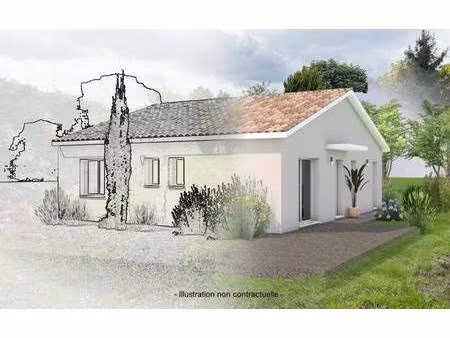 terrain avec maison neuve à vendre