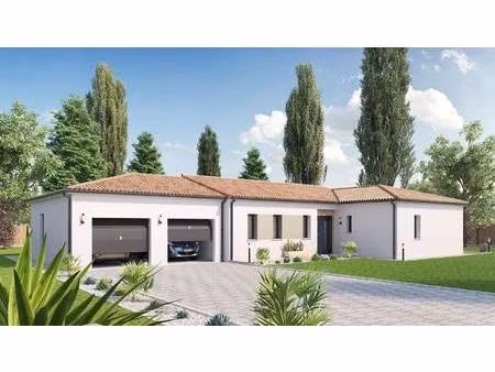 terrain avec maison neuve à vendre