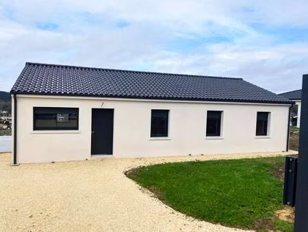 terrain avec maison neuve à vendre