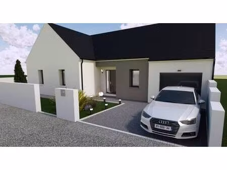 terrain avec maison neuve à vendre