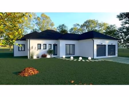 terrain avec maison neuve à vendre