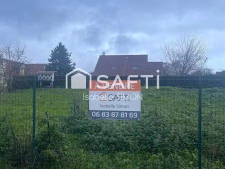 vente terrain 1026 m² à sorrus (62170)  117 000 €