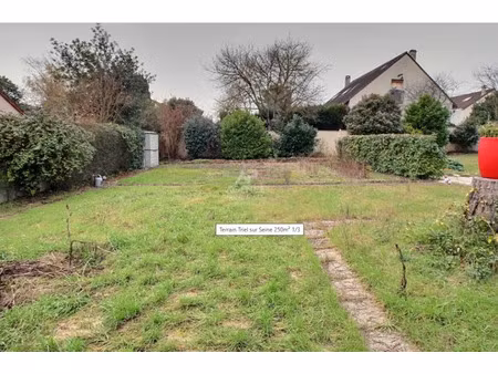 vente terrain 250 m² à triel-sur-seine (78510)  159 000 €