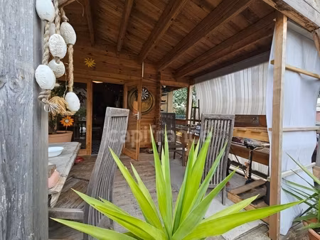 à vendre –belle construction bois   type 3  le verdon-sur-mer(33)
