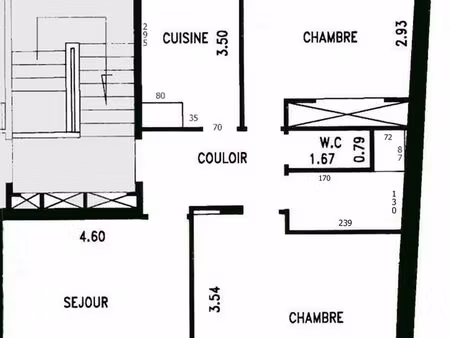 saint jeannet / rue du vallon - au calme - 3 pieces 56 80m²