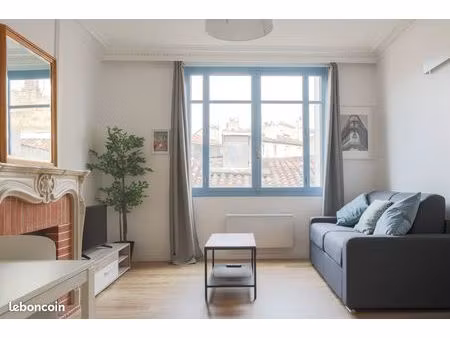 t2 meublé 37 m² – cours julien/thiers – 1 à 7 mois (bail mobilité/étudiant  idéal logement