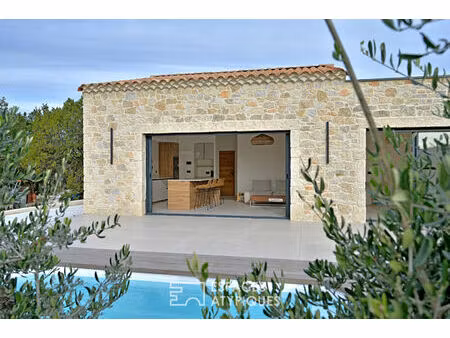 maison contemporaine avec piscine proche uzès