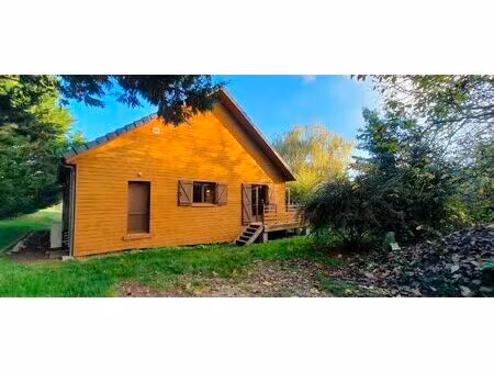 maison construction bois de 148 m2  3 chambres  terrasse  terrain de 1907 m2