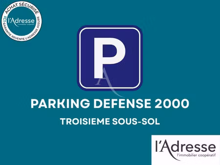 vente parking / box  puteaux
