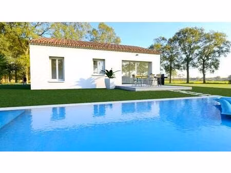 terrain avec maison neuve à vendre