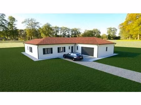 terrain avec maison neuve à vendre