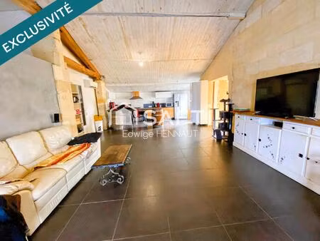 maison en pierre - plain pied 165m2 - proche centre-ville lamarque