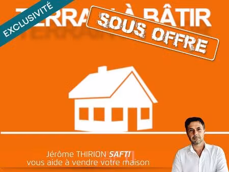 beau terrain à bâtir