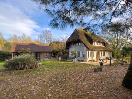 aux portes de honfleur – ensemble immobilier avec 2 maisons normandes - dépendances - terr