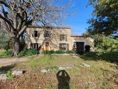 à vendre – mas provençal avec dépendances  piscine et 1 8 ha de terrain libre – plan d’org