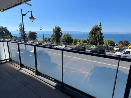 t3 avec vue panoramique et garage au bord du lac