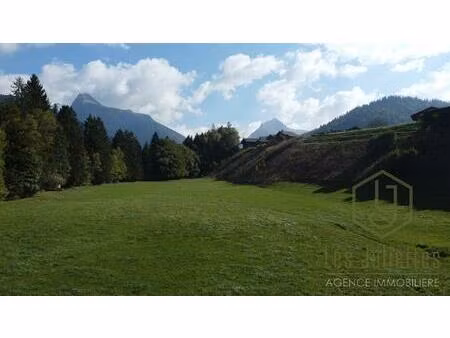 à vendre terrain à bâtir 745 m2 montriond  proche morzine